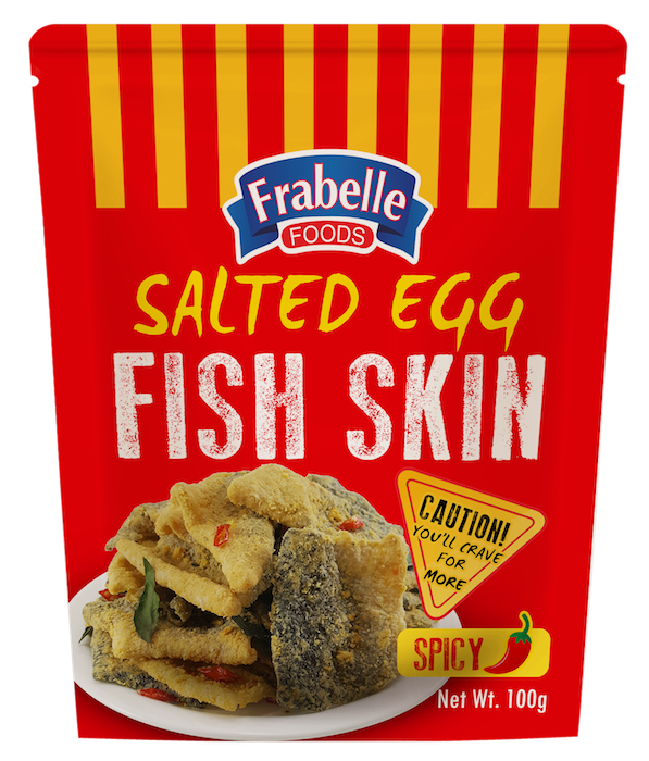 Frabelle Foods Salted Egg Fish Skin Spicy 100g photo