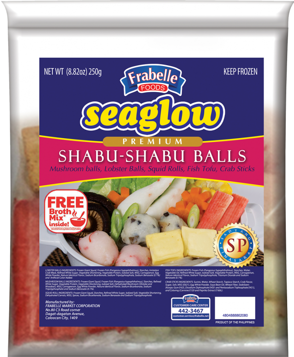 Frabelle Foods Seaglow Premium Shabu-Shabu Balls 250g with FREE Broth Mix photo