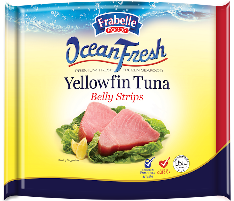 Frabelle Foods Ocean Fresh Yellowfin Tuna Belly Strips 500g Frabelle