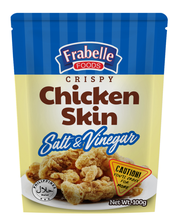 Frabelle Foods Crispy Chicken Skin Salt & Vinegar 100g photo